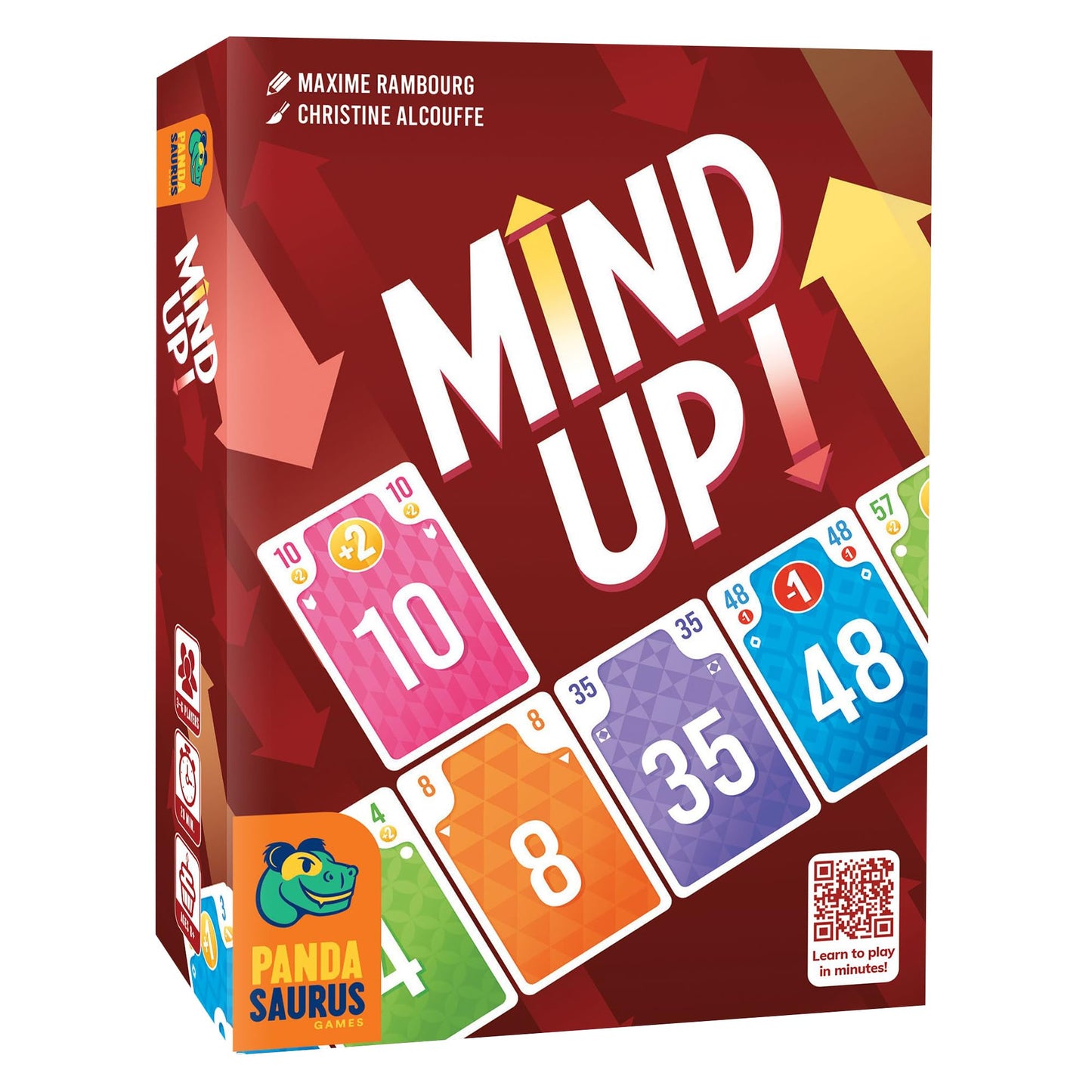 Mind Up! Card Game - Strategic Tableau Building, Simultaneous Play, Fun Family Game for Kids & Adults, Ages 8+, 3-6 Players, 15-20 Min Playtime, Made