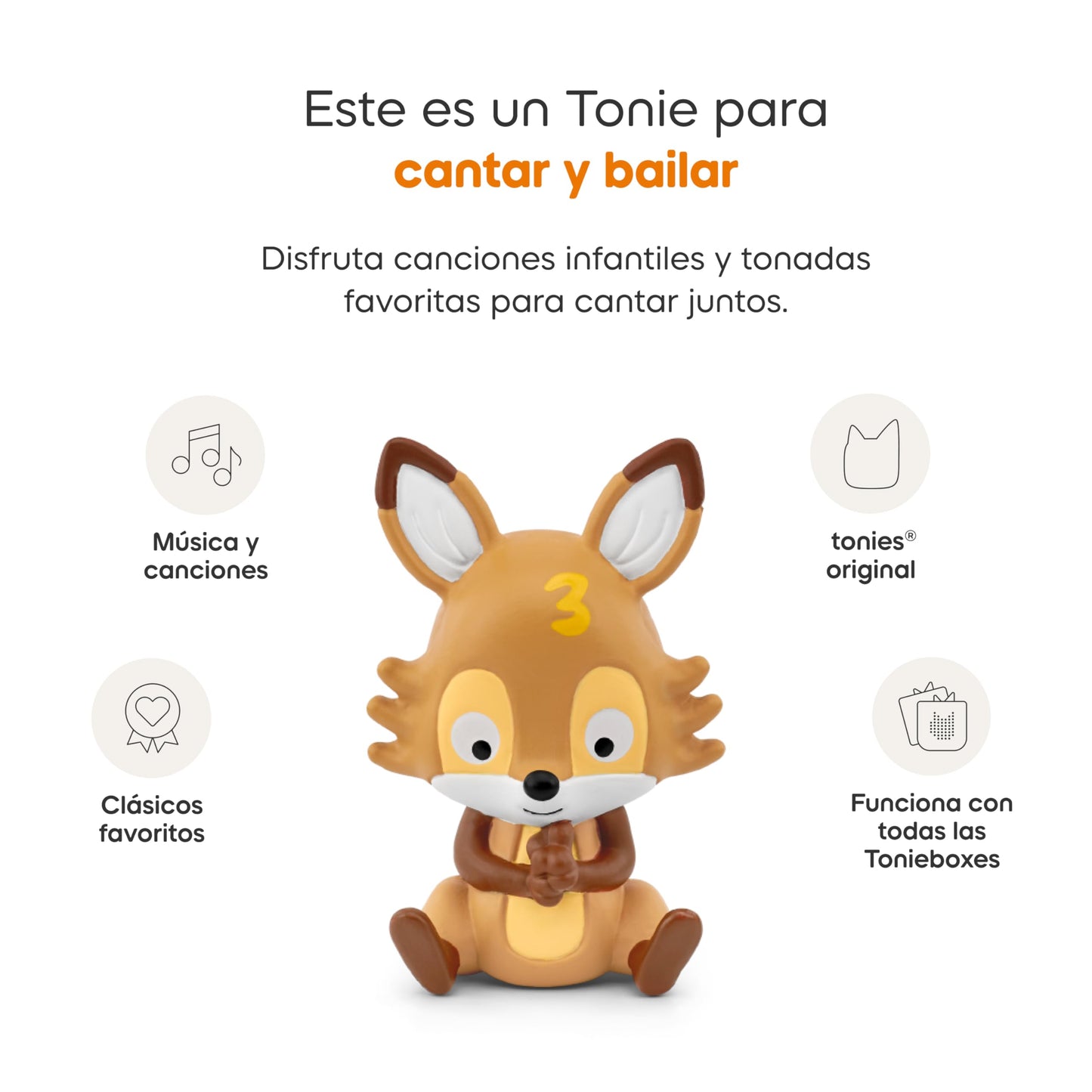 Tonies Favorite Children's Songs: Spanish Counting Songs Audio Toy Figurine [Spanish]