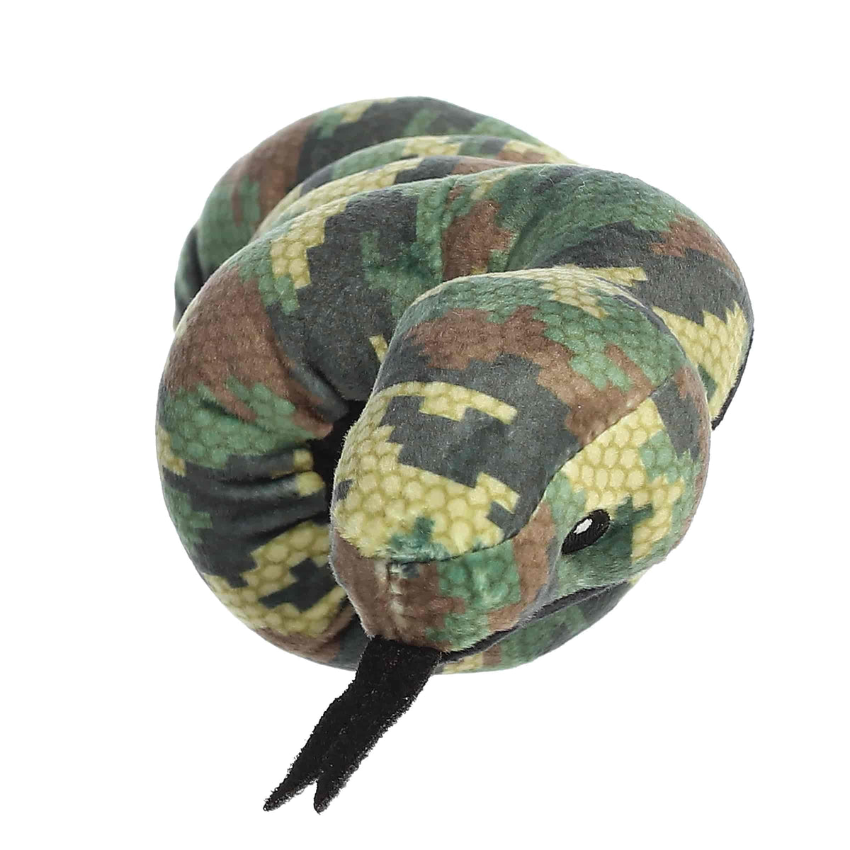 Aurora Wrist Wranglers Stealthy Pixel Snake Playful Stuffed Animal