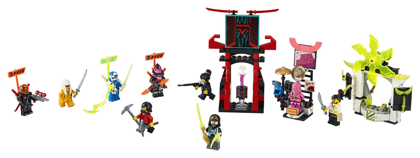 LEGO NINJAGO Gamer’s Market 71708 Ninja Market Building Kit (218 Pieces)