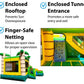 TentandTable Modular Inflatable Bounce House with Water Slide, Tropical