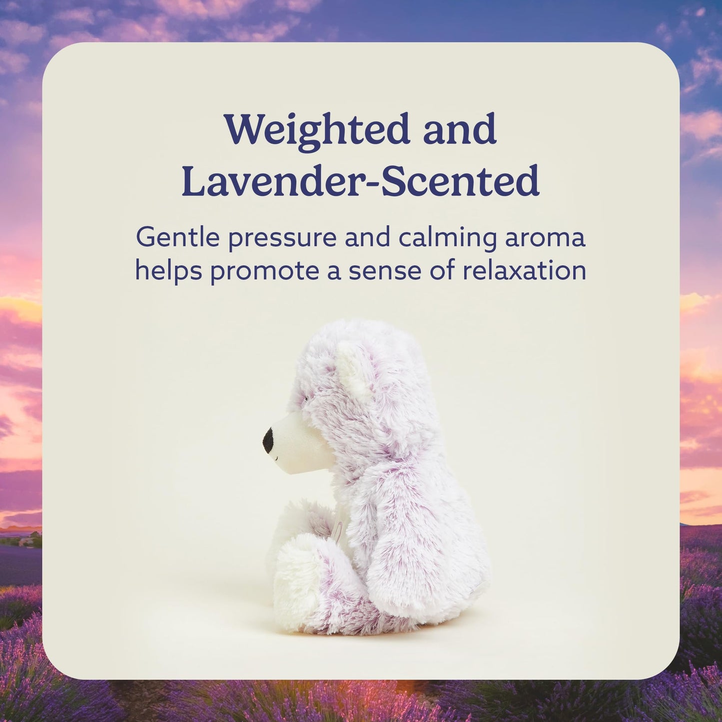 warmies Microwavable & Weighted Stuffed Animals, Love Bear - Heated Stuffed Animal Plushie for Warmth & Comfort - Cute Soft Plush Toys for Adults
