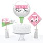Big Dot of Happiness Golf Girl - Pink Birthday Party or Baby Shower Centerpiece Sticks - Table Toppers - Set of 15