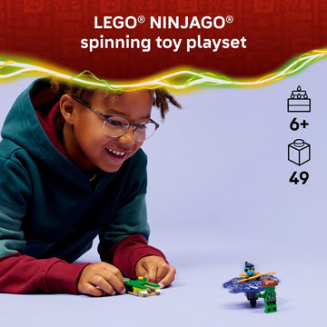 LEGO NINJAGO NYA vs. Mutation Monster Spinner Building Toy for Boys & Girls - Ninja Toy Figures & Playset for Kids, Ages 6+ - Includes 2 Minifigures