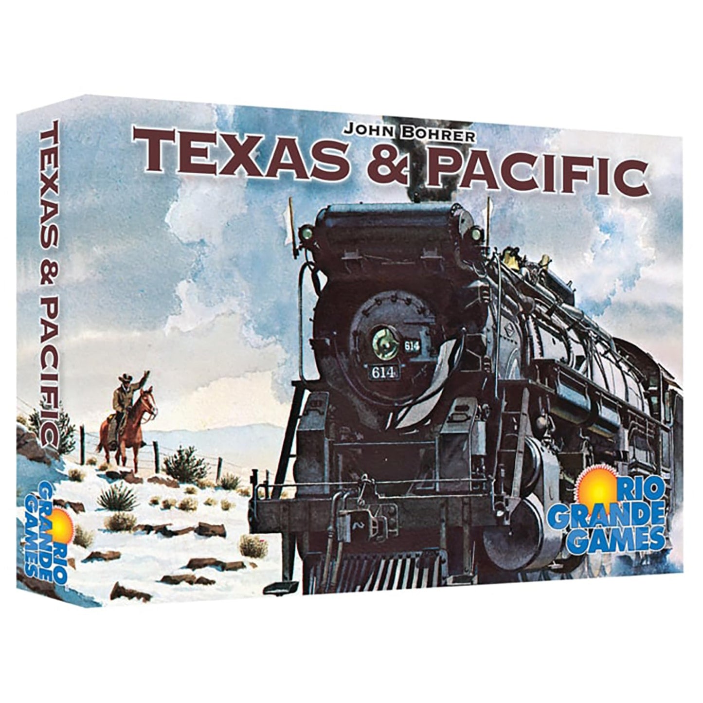 Rio Grande Games Texas & Pacific Strategy Railroad Board Game, 19th-Century Economic Game for Adults, Ages 14, 2-6 Players