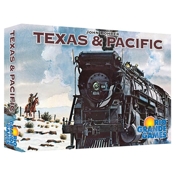 Rio Grande Games Texas & Pacific Strategy Railroad Board Game, 19th-Century Economic Game for Adults, Ages 14, 2-6 Players