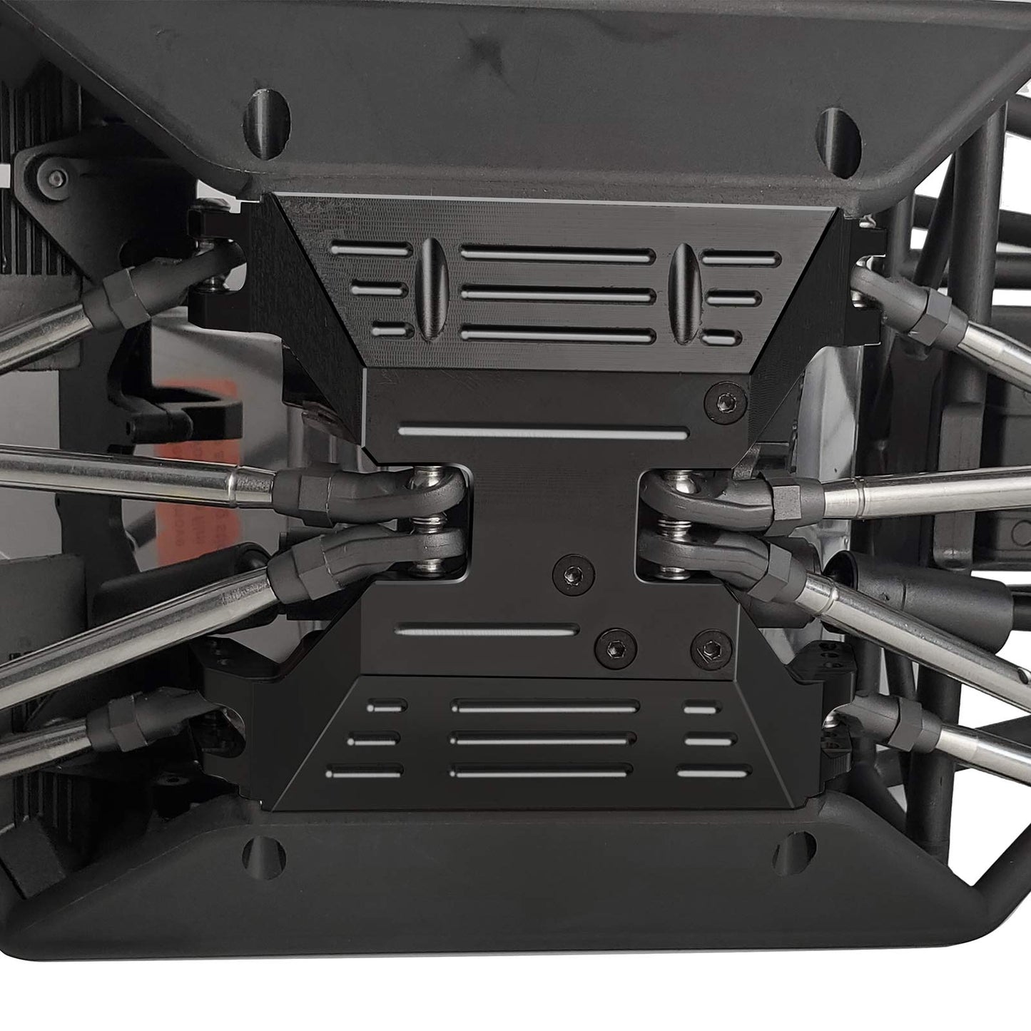 RCLions Aluminum Alloy Center Skid Plate for Axial SCX10 AXI03004(Capra) Upgrades 1/10th RC Crawler Car Accessories