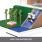 Mattel Minecraft Mob Head Minis Toys, Panda Playhouse Playset with 2 Panda Action Figures, Removable Bamboo Shoots & Cake Slice Accessories