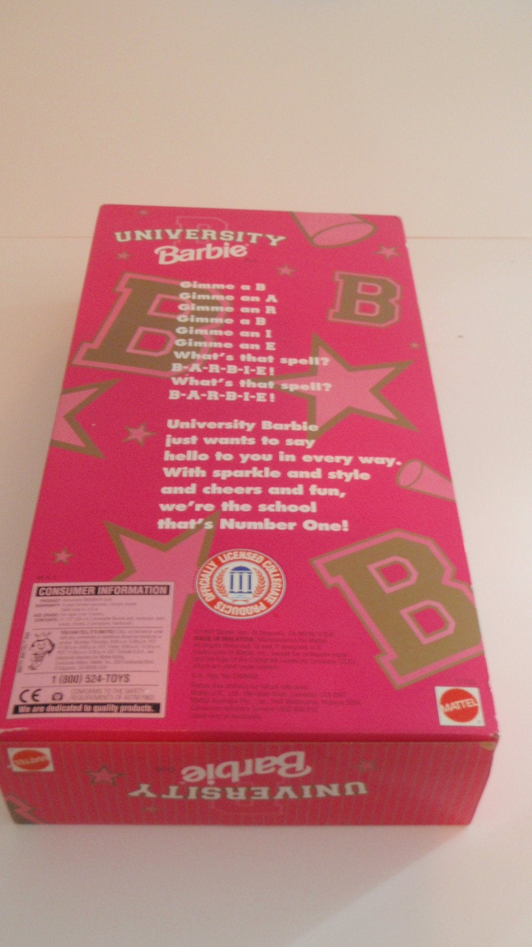 Barbie University Clemson Cheerleader Doll