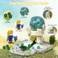 Tenhorses Link Zonai Device Dispenser Building Set, BOTW Link Sword Figures Merch with Rotatable Random Ball Selector, Birthday Party Supplies