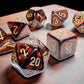 Chessex Mega-hedral Poly Set - Scarab, Blue Blood w/Gold (7)