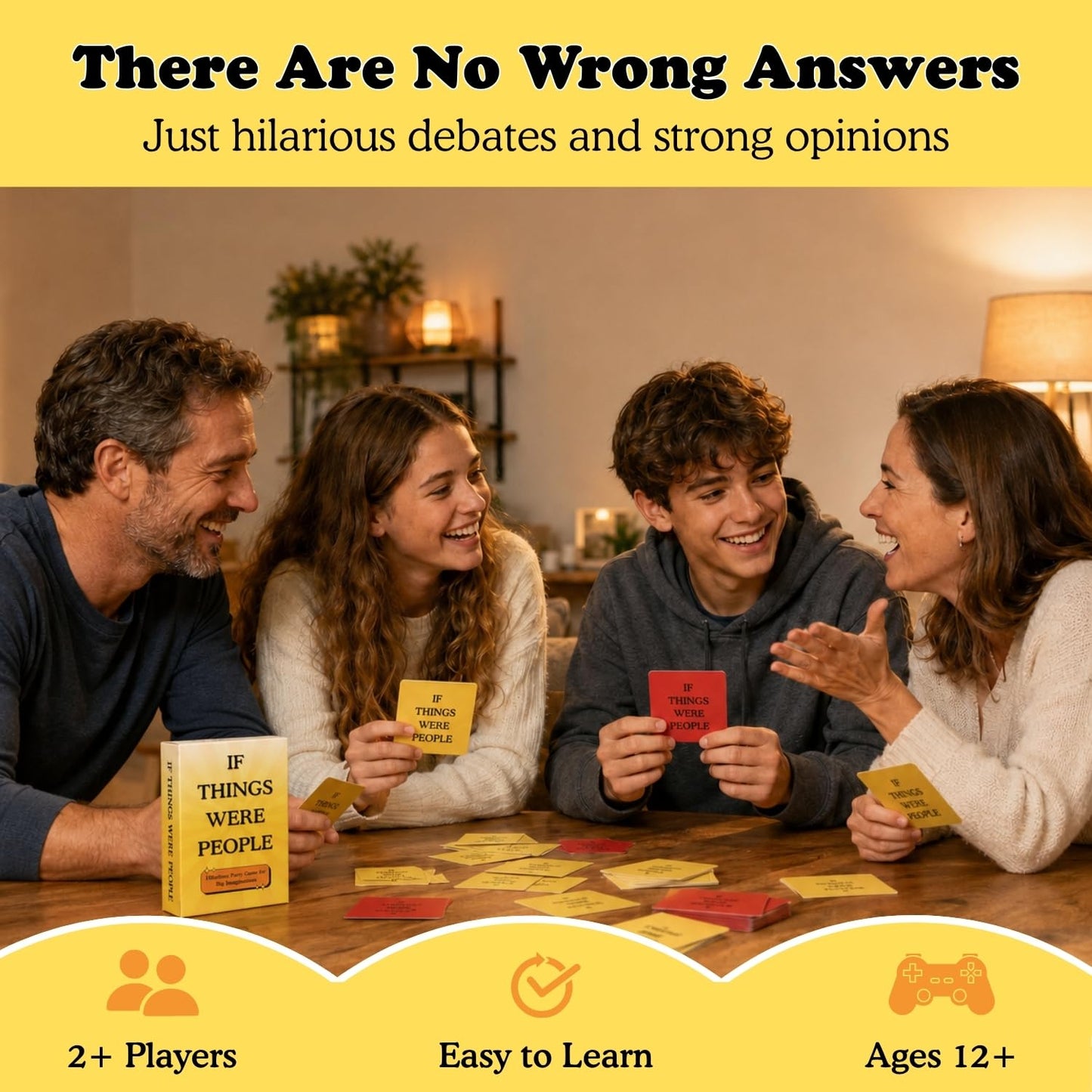 Ice Breakout If Things were People - Funny Card Game for Family Game Night, Teens & Adults | Hilarious Debate Party Game for Families, Friends, Date