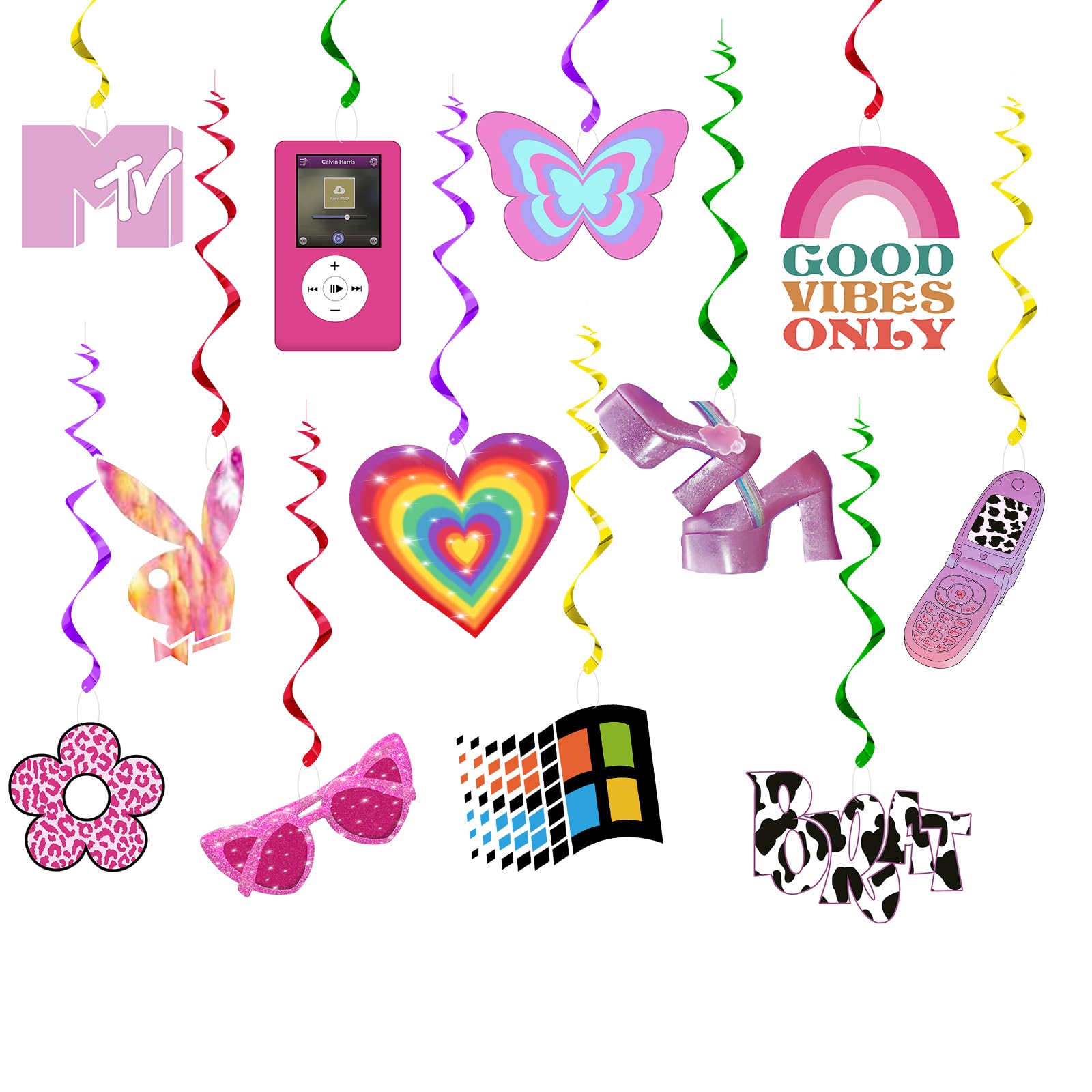 HSDSH Y2k Party Decorations for Birthday Female Bachelorette