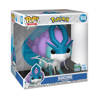Funko Pop! Jumbo: Pokemon - Suicune - Amazon Exclusive - 2025 WonderCon Comic Con - Collectable Vinyl Figure - Gift Idea - Official Merchandise - Toys