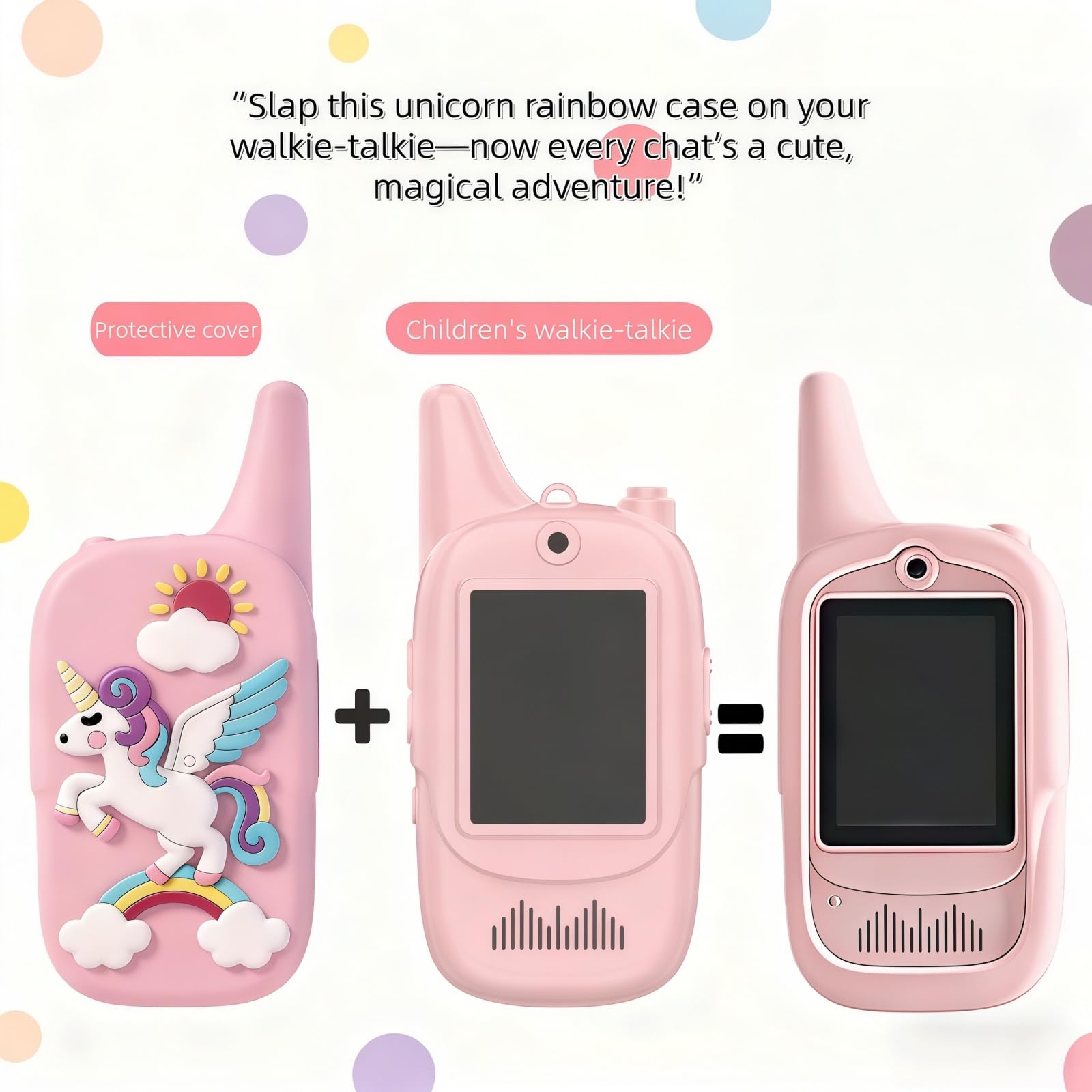 Kids Walkie Talkies 2 Pack - Rechargeable Walkie Talkies for Kids with Clear Sound, Long Range Indoor Outdoor Kids Walkie Talkies Toys for 3-12 Year