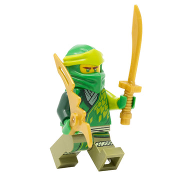 LEGO Ninjago Core: Green Ninja Lloyd Garmadon with Dual Weapons