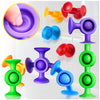 Baby Bath Toys Suction Toy: No Hole Bath Toy for Baby Toddlers Sensory Fidget Toys for Autism Fine Motor Skills Suction Cup Toys for Boys Girls