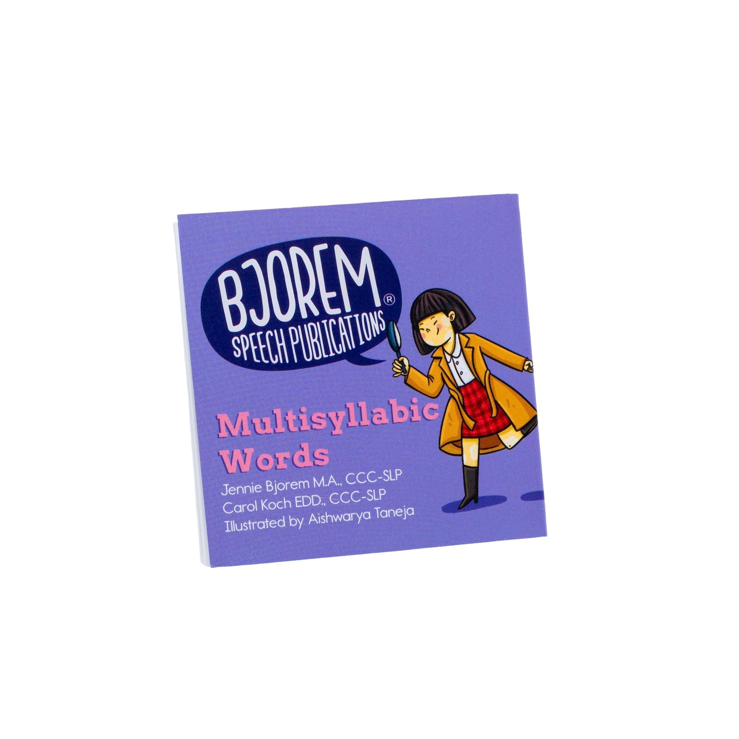Bjorem Speech® Multisyllabic Words Deck for Speech Therapy - Inclusive, Functional, and Educational Resource Autism, Childhood Apraxia of Speech