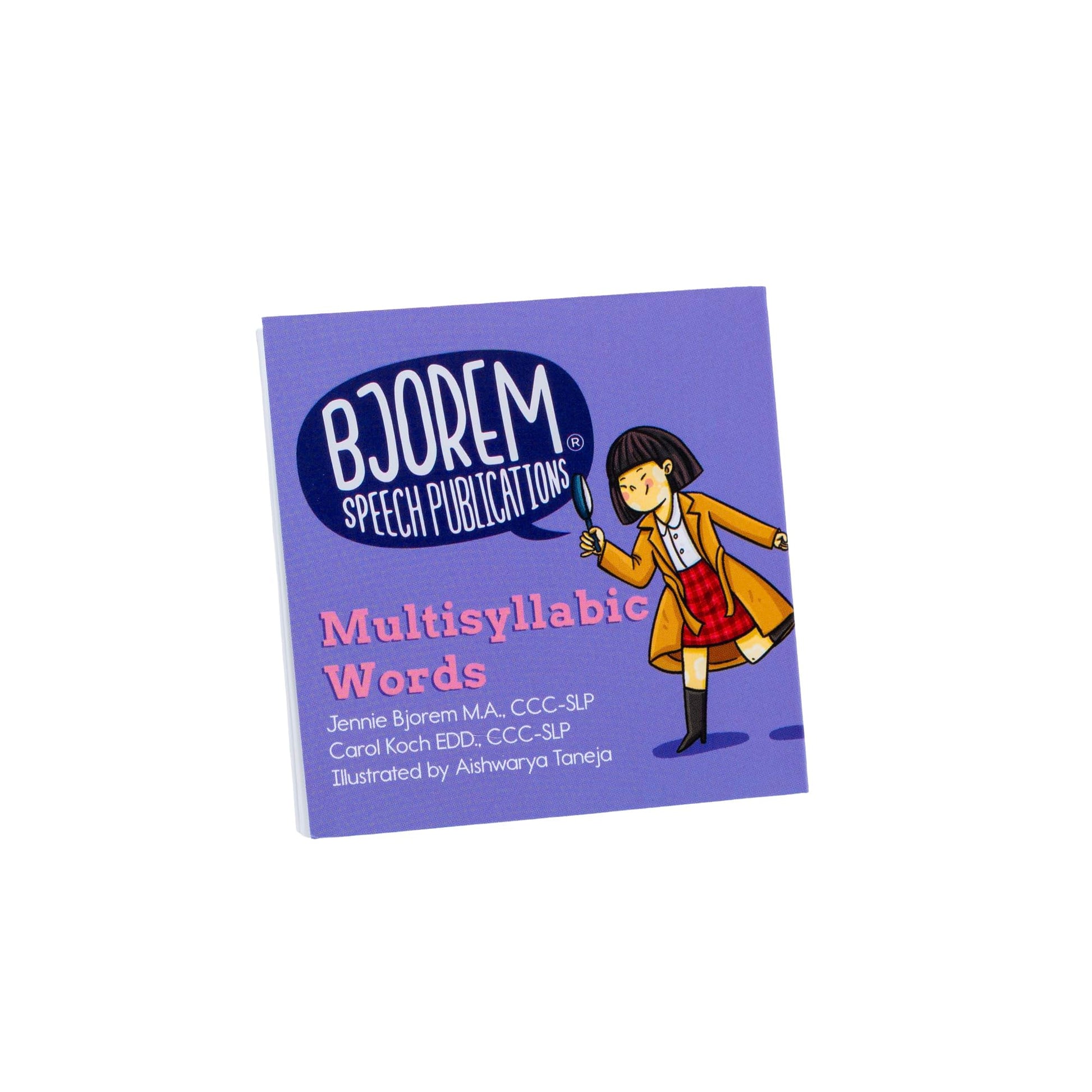 Bjorem Speech® Multisyllabic Words Deck for Speech Therapy - Inclusive, Functional, and Educational Resource Autism, Childhood Apraxia of Speech