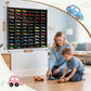 Arkiya Toy Car Storage Display Case, 72 Slots Model Car Display Shelf for 1/64 Scale Toy Cars, Wall Mount Organizer Rack for Diecast Models (Black)