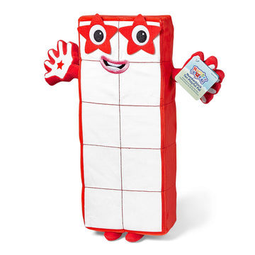 hand2mind Numberblock Ten Playful Pal, Plush Figure Toys, Numbers for Toddlers, Cute Stuffies, Preschool Math Learning Toys, Stuffed Animal, Small