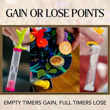 Hummingbirds Board Game, A Real-Time, Push Your Luck Dexterity Party Game, Test Your Timing & Collect Nectar Token Points, A Fun Family Game