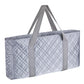HNDTEK Premium Silver Mah Jongg Carry Bag - Professional Soft Case with Extra Storage