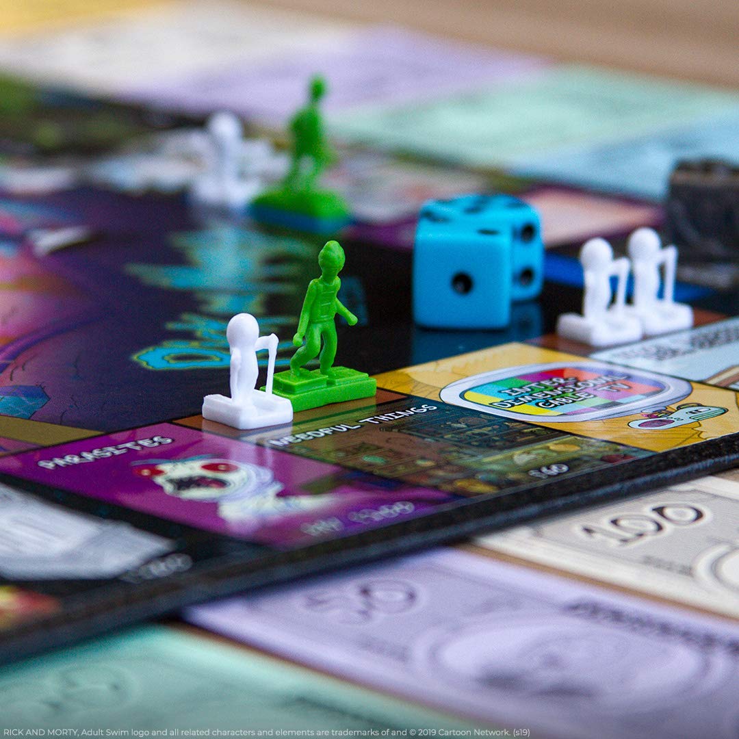 Monopoly Rick & Morty Board Game | Collectible Monopoly Game Based On Adult Swim Series Rick & Morty | Officially Licensed Rick & Morty Board Game