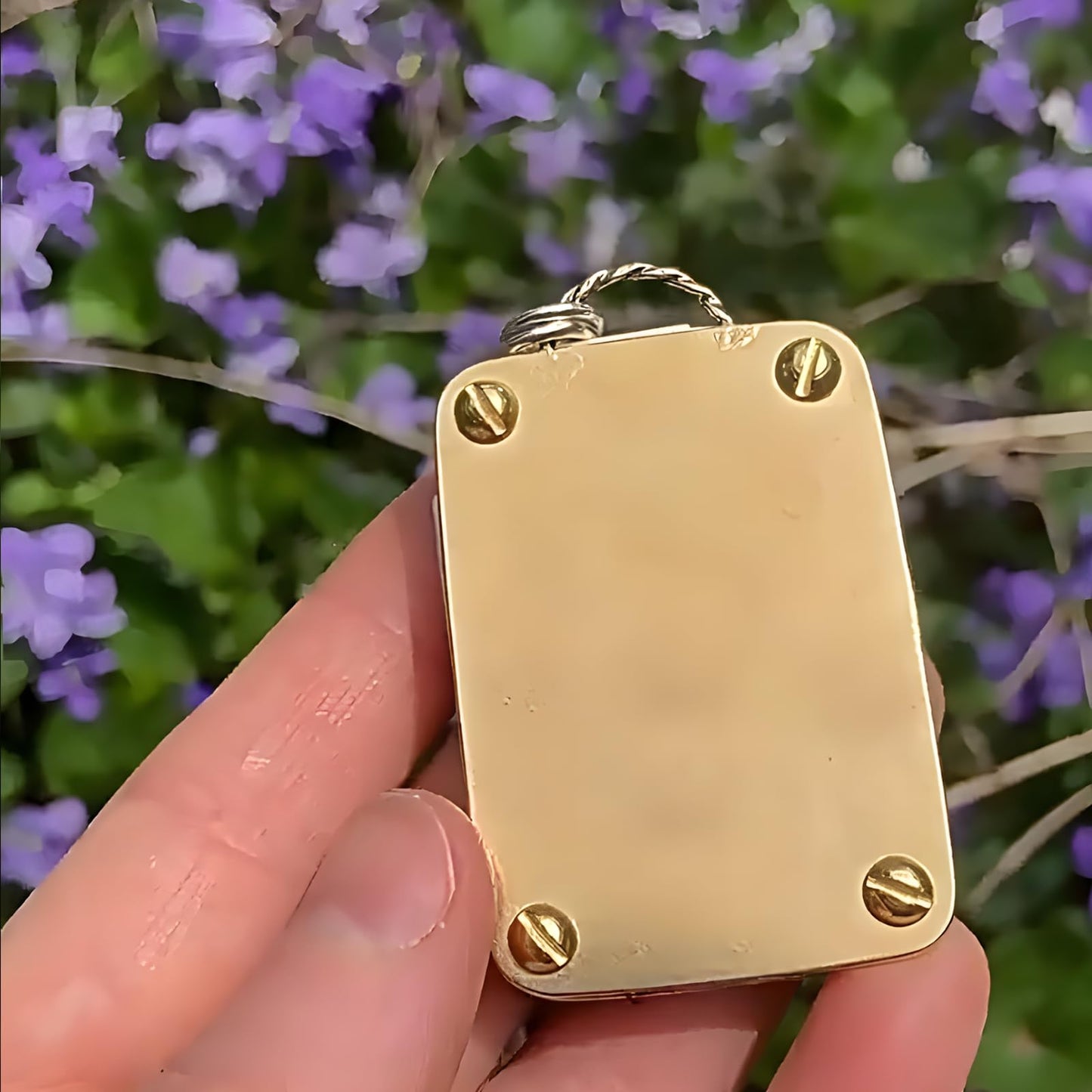 NIXNEHC Micro Mini Flower Press Kit, Miniature Flowers Pressing, Small Pocket Sized Metal Flower Press, DIY Pressed Plant Preservation Kit for Arts
