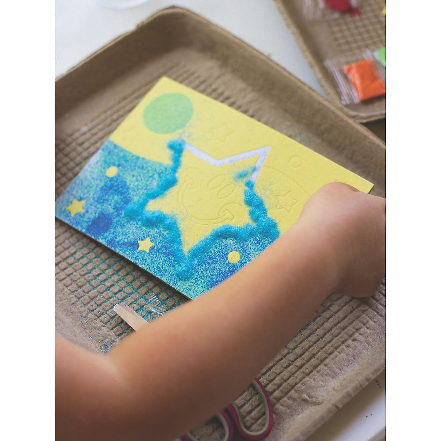 Fun Express Awesome Outer Space! Sand Art - Crafts for Kids and Fun Home Activities - VBS 2026 Vacation Bible School Supplies/Decor