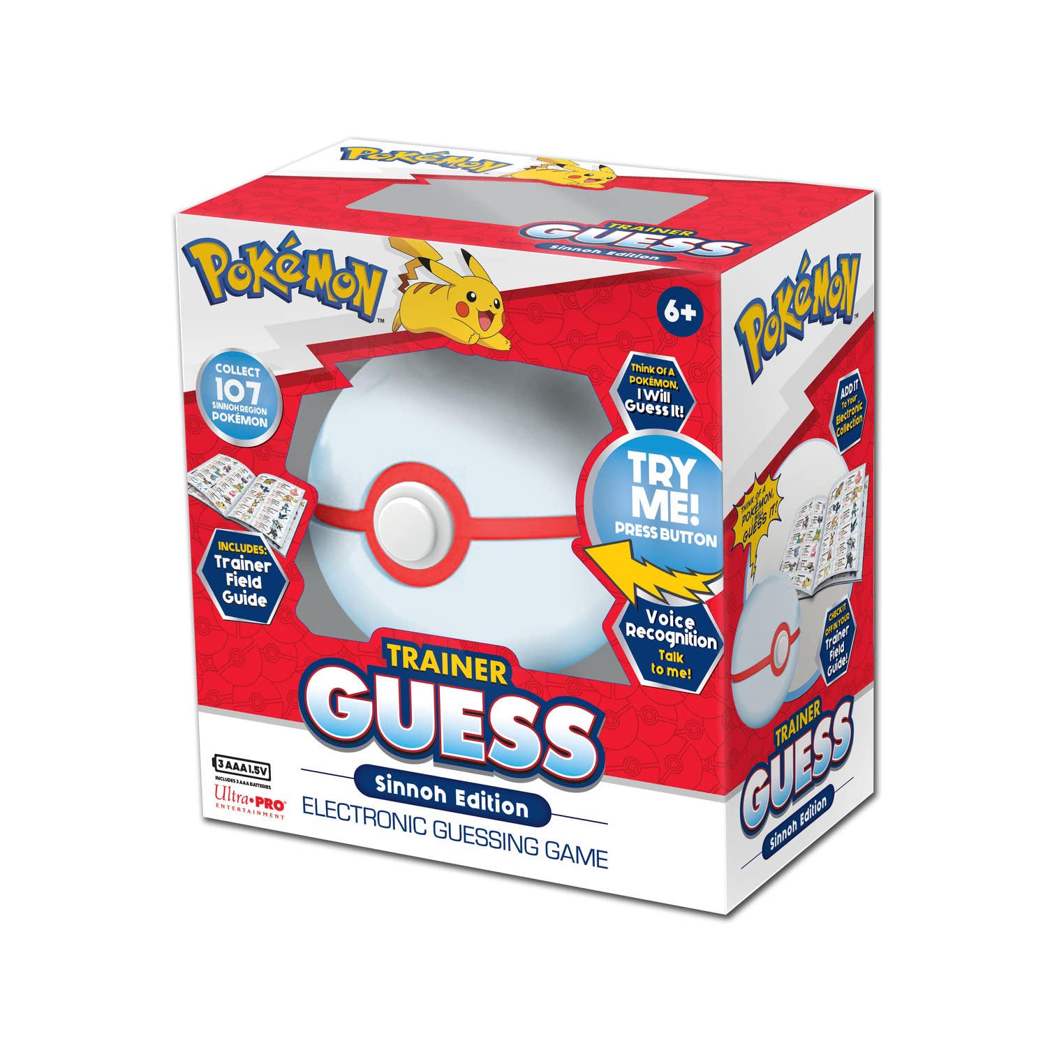 Ultra Pro Pokémon Trainer Guess Sinnoh Toy - Guess that Pokémon! Fun for Board Game & TCG Fans - Magic The Gathering, Card Binder - Challenge Friends