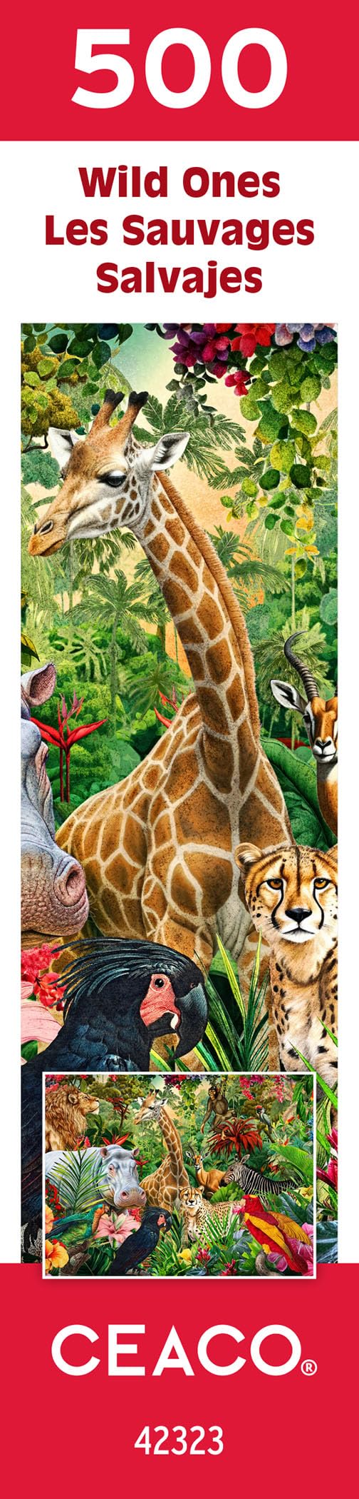 Ceaco - Wild Ones - 500 Piece Jigsaw Puzzle for Adults
