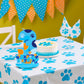 Dog Paw Birthday Party Decorations, Dog Paw Birthday Number Sign Centerpiece, 3rd Table Topper Wooden Centerpiece for Dog Theme 3rd Birthday Supplies
