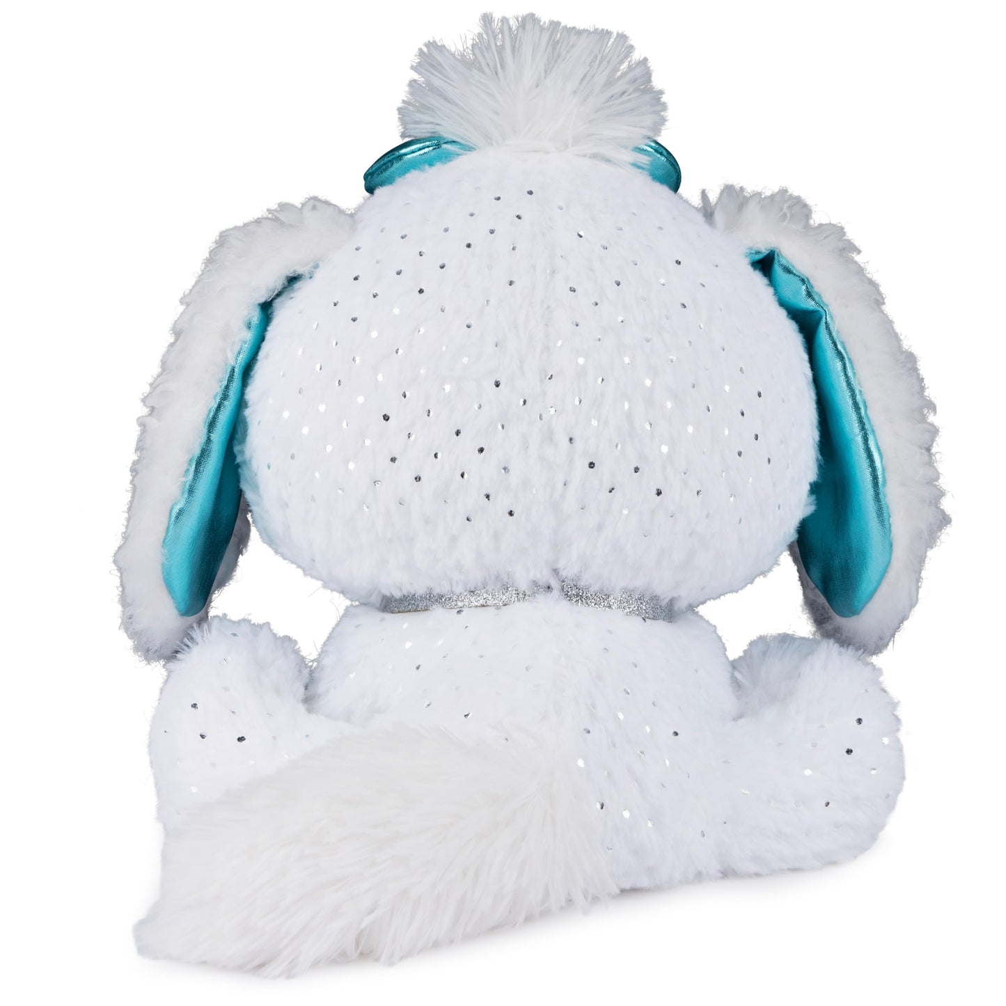 P.Lushes Designer Fashion Pets Bianca Blings Premium Puppy Dog Stuffed Animal, White and Blue, 9"