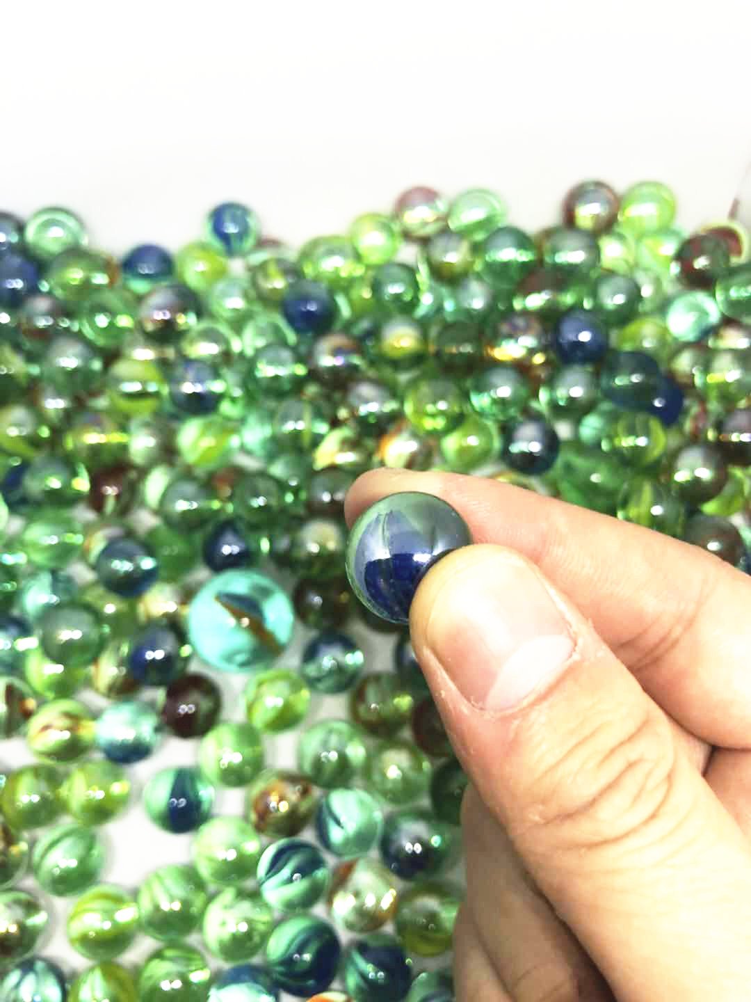 TSY TOOL 270 Count of Cats Eyes Glass Marble, Cat's Eyes Marbles 5/8" in Bulk, Shooters Sling Shot Ammo, Assorted Colors