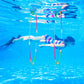 Forblader Pool Ring Toys, 2-Pack Water Sports Swim Rings for Kids, Underwater Swim Thru Ring for Pool, Ideal Pool Games Toy for Kids Aged 5, 6, 7, 8