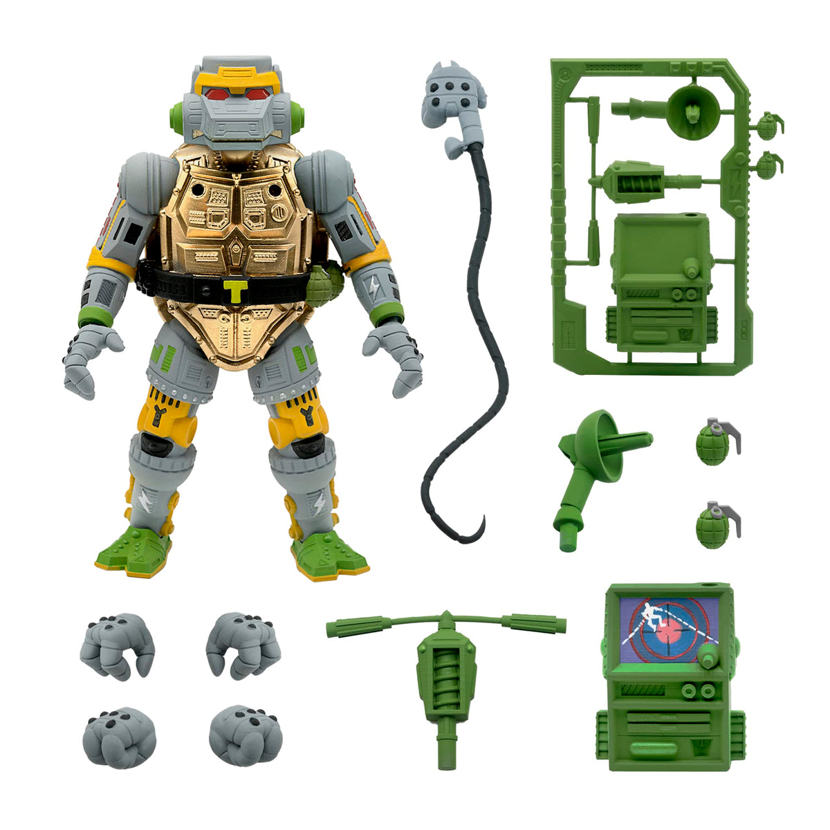 Super7 ULTIMATES! Teenage Mutant Ninja Turtles Metalhead - 7" TMNT Action Figure with Accessories Classic Cartoon Collectibles and Retro Toys