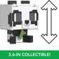 Mattel Minecraft Flippin’ Figs Figures Collection with 2-in-1 Fidget Play, 3.75-in Scale, Large Heads & Pixelated Design