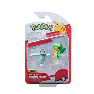 Pokemon Battle Figure Pack Machop and Snivy, Machollo & Serpifeu
