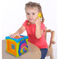 Kiddieland Light & Sound Activity Cube - Toddler Musical Shape Sorter Toy