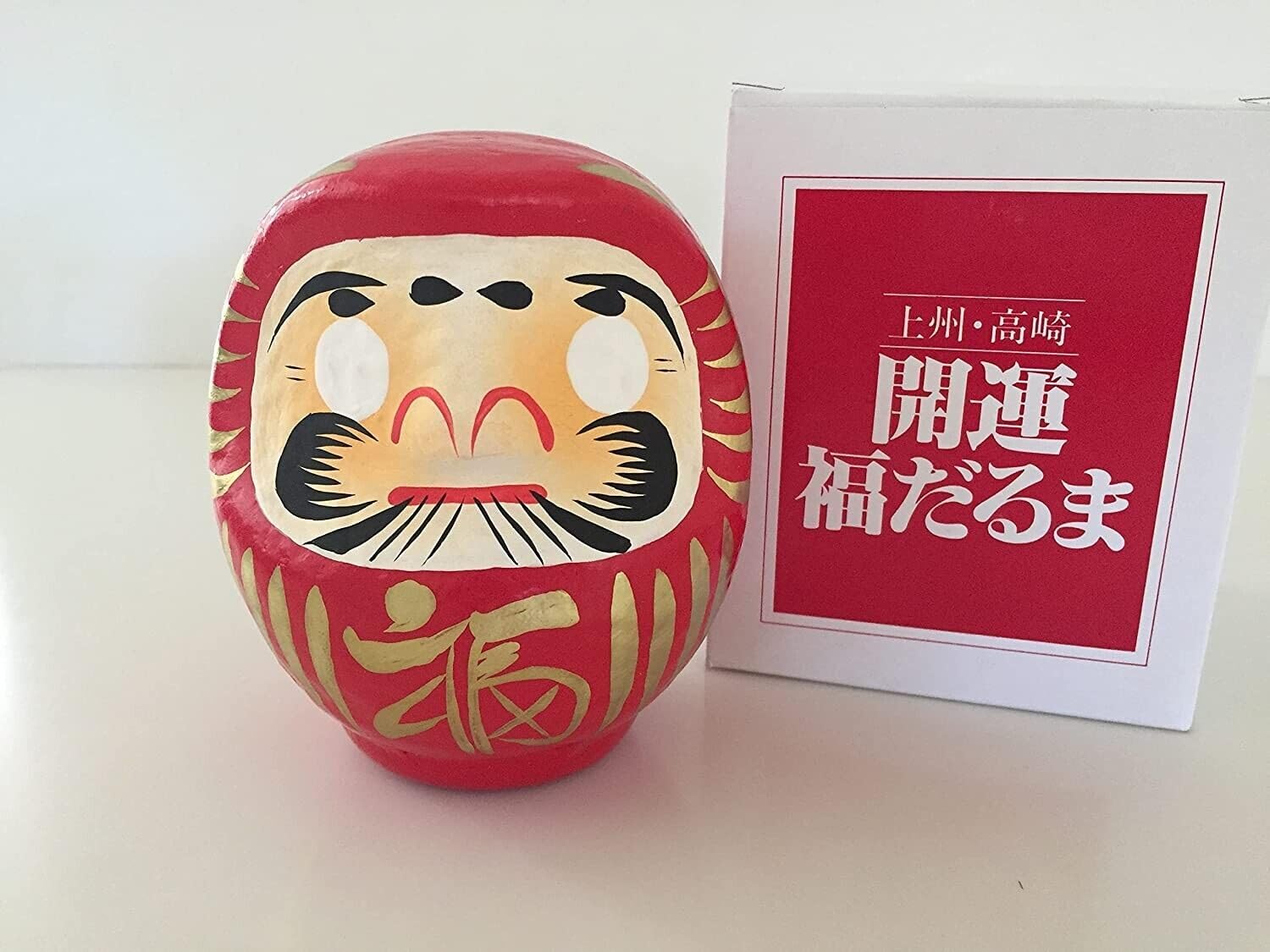 KUMI Japanese 4" H Red Wish-Making Good Luck Success Doll/Traditional Adult collectble