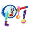B. toys Diving Pool Toys, Finley Shark Scoop 5-Piece Water Set, Summer