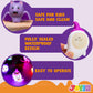 JOYIN 6 Pcs Halloween Light-Up Bath Toys ,Halloween Theme Toys Flashing LED Light Floating Bathtub Toys for Baby,Toddler Water Tub Games Swimming Pool