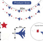Fighter Party Decoration - Military Graduation, Jet Banner, Pilot Retirement, Baby Shower, Airplane Aviation Themed Birthday Party Decorations