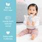 Pearhead Mouse Wooden Baby Teether - Soft Plush Lovey with Natural Wood Rattle Ring, BPA-Free, Soothes Infant Gums, Multi-Sensory Newborn Essential
