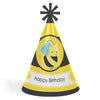 Big Dot of Happiness Honey Bee - Cone Happy Birthday Party Hats for Kids and Adults - Set of 8 (Standard Size)