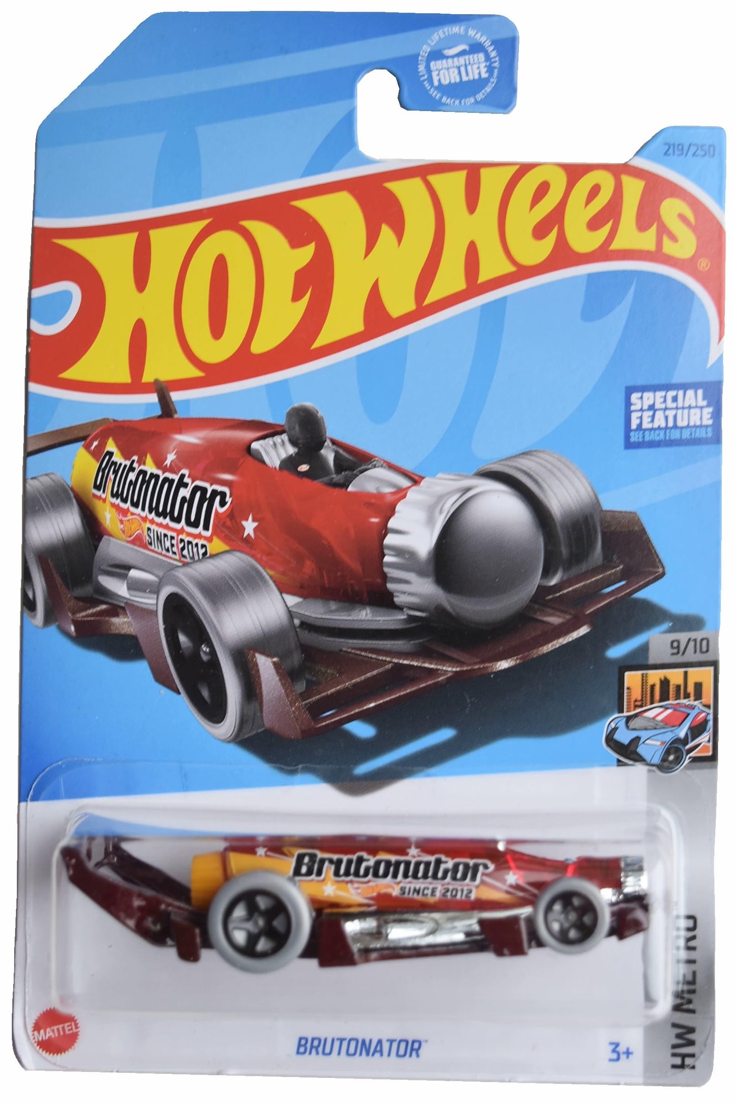 Hot Wheels Brutonator, HW Metro 9/10 [red] 219/250