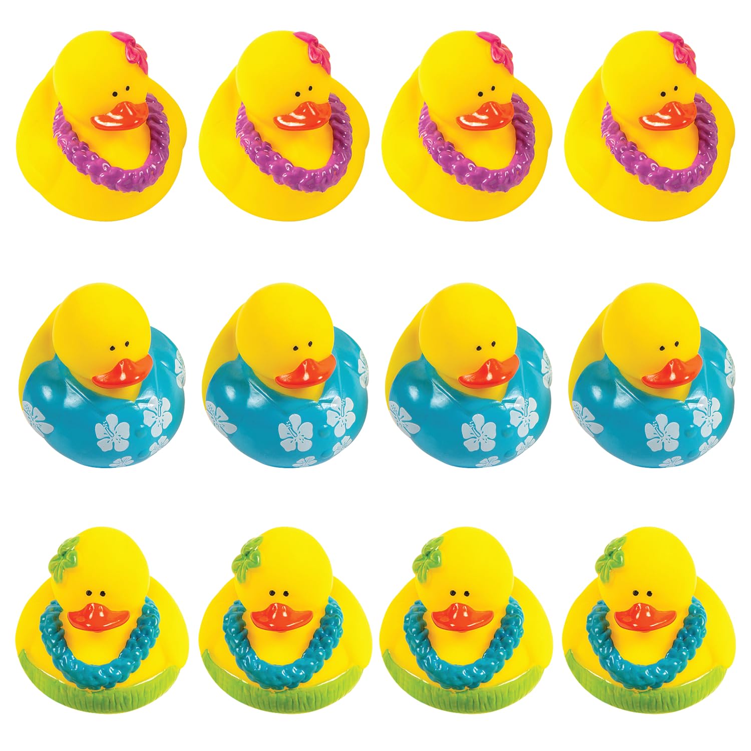 Fun Express Beach Hawaiian Mini Party Pack, 12 Count