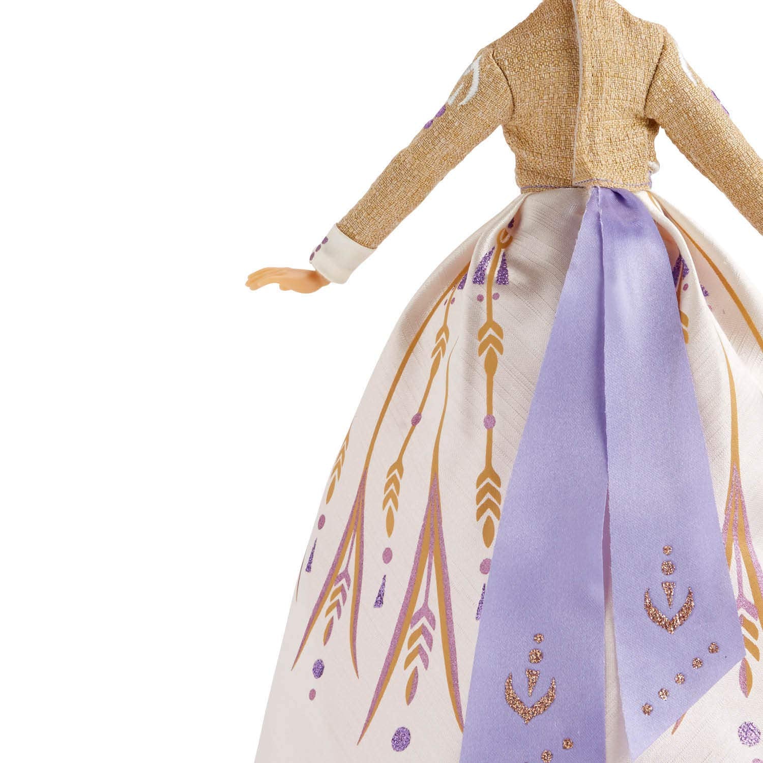Disney Frozen Arendelle Anna Fashion Doll with Glittery White Travel Dress Inspired by Frozen 2 - Toy for Kids Ages 3 & Up