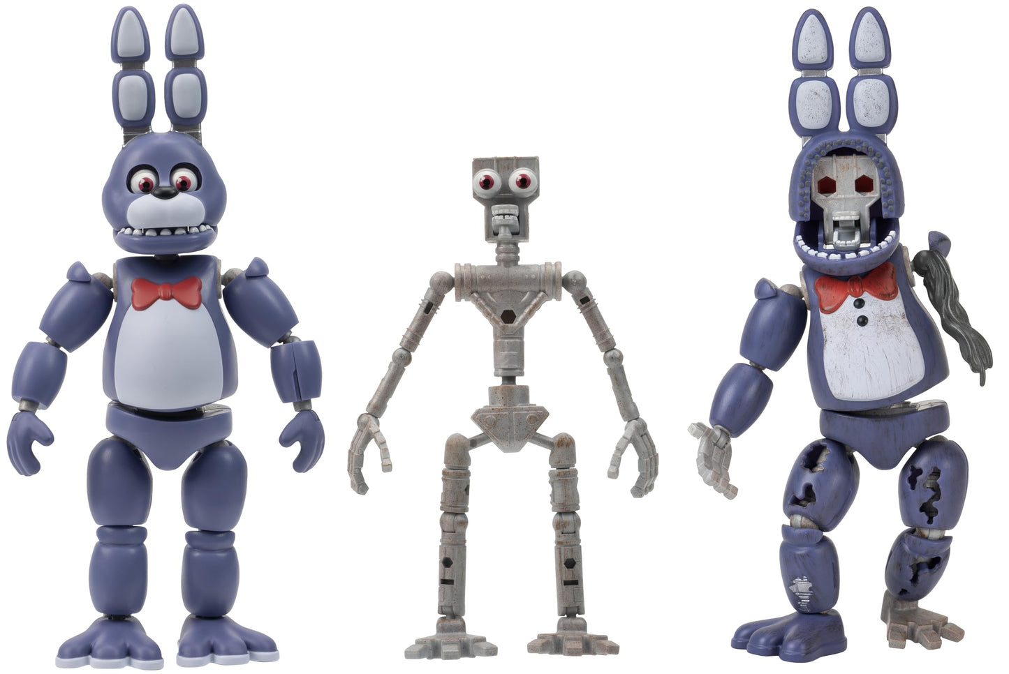 Five Nights at Freddy’s 6-Inch Endo-Series Collector Figure: Endo-1 with Classic Bonnie & Withered Bonnie Pieces - Articulated Figure with Classic